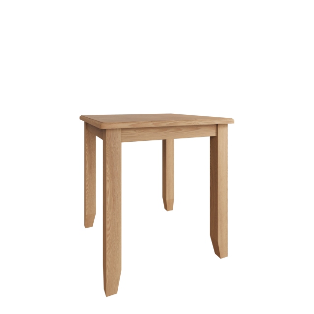 75cm Square Table Oak Finish - Burham