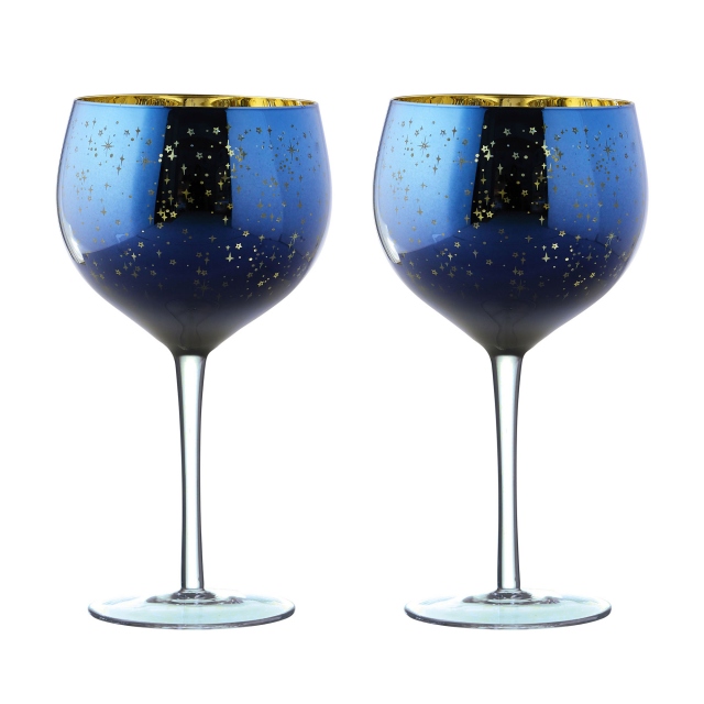 Set of 2 - Galaxy Gin Glasses