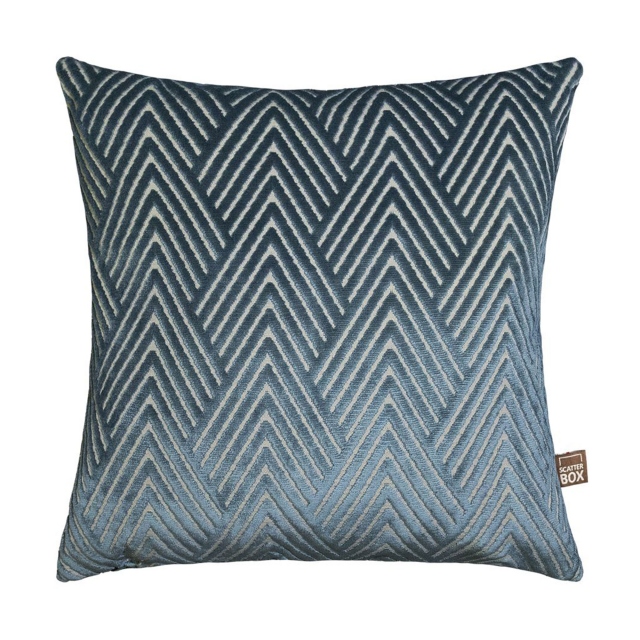Vesper Velvet Blue Cushion Large