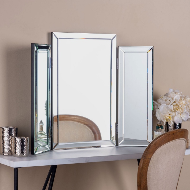 Gatsby Tri-Fold Dressing Table Mirror - Laura Ashley