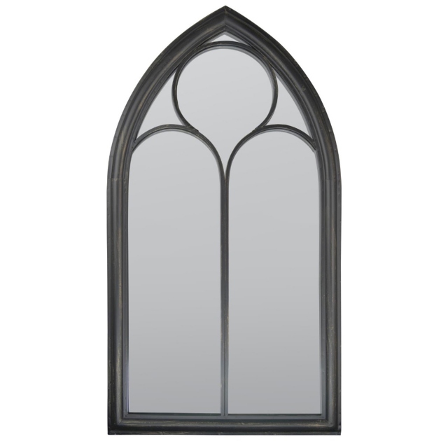 Somerley Chapel Arch Mirror Green