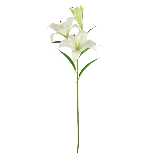 White Lily Spray - Asiatic