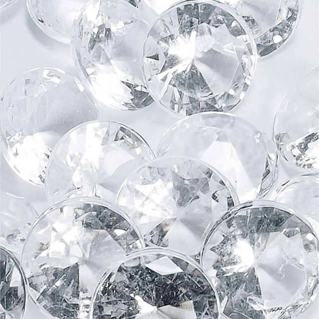 Acrylic Diamonds Clear