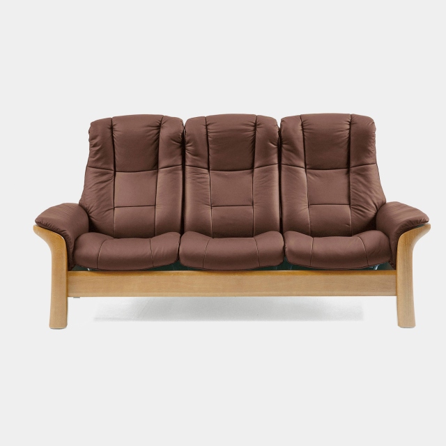 3 Seat High Back Sofa In Leather - Stressless Windsor