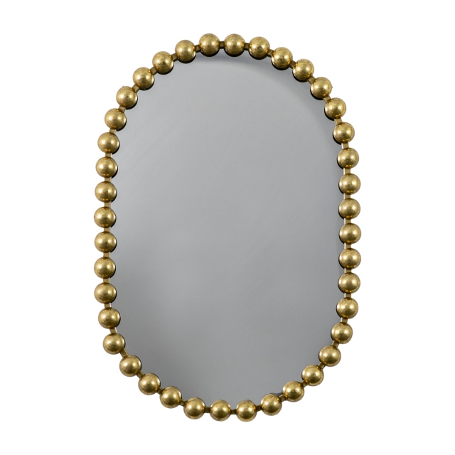 Korben Oval Mirror Gold