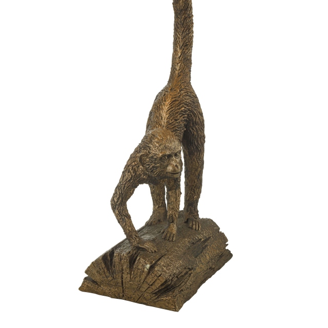 Monkey Bronze Lamp