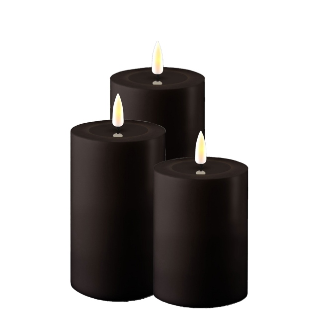 Outdoor LED Candle Black