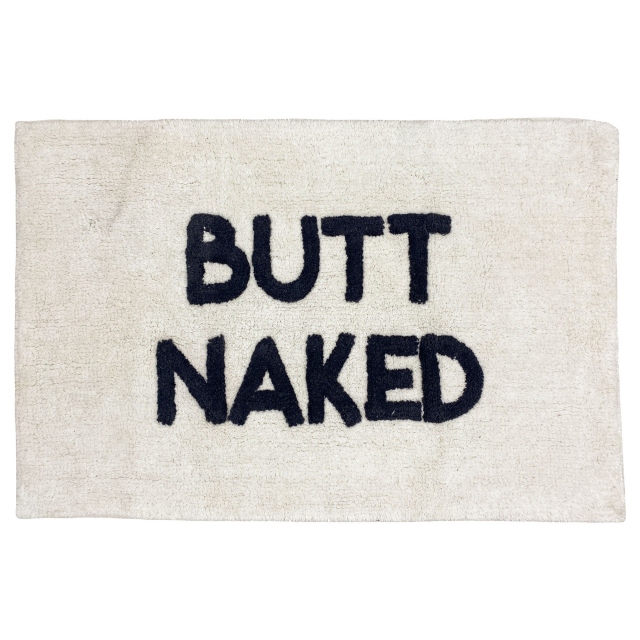 Butt Naked Ivory Bathmat