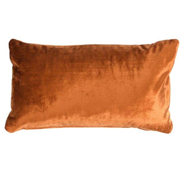 Copper Velvet Bolster Cushion - Allure