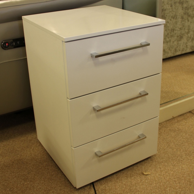3 Drawer Bedside Table - Item As Pictured - Cologne