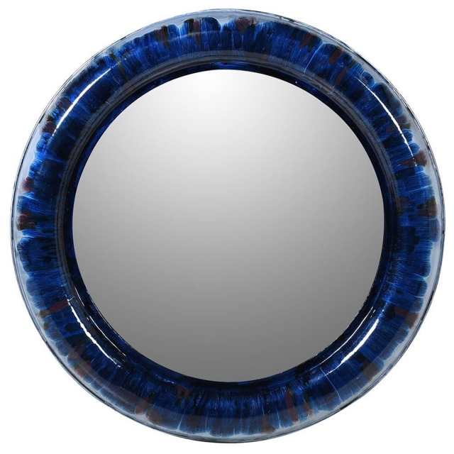 Blue Wall Mirror - Tanzanite
