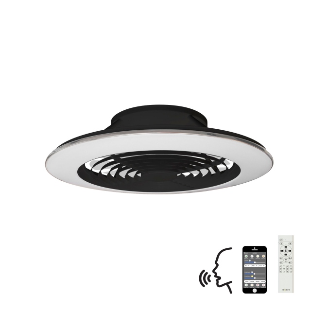 Mistral XL Ceiling Light Fan LED 95w Black