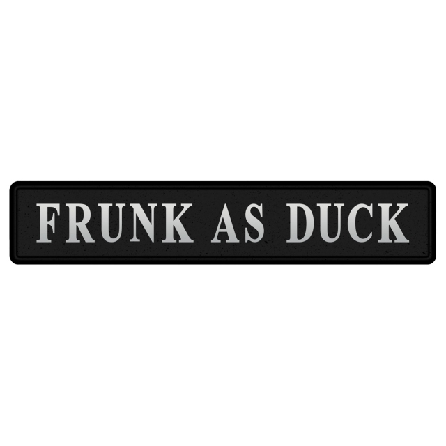 Frunk as Duck Free Standing Sign