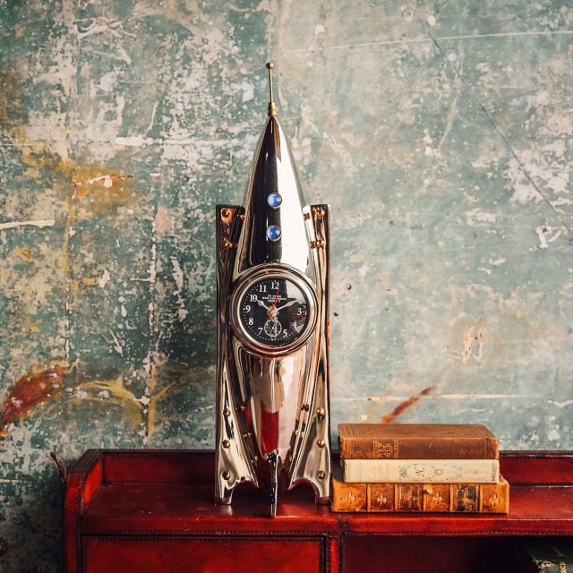 Rocket Desk Clock