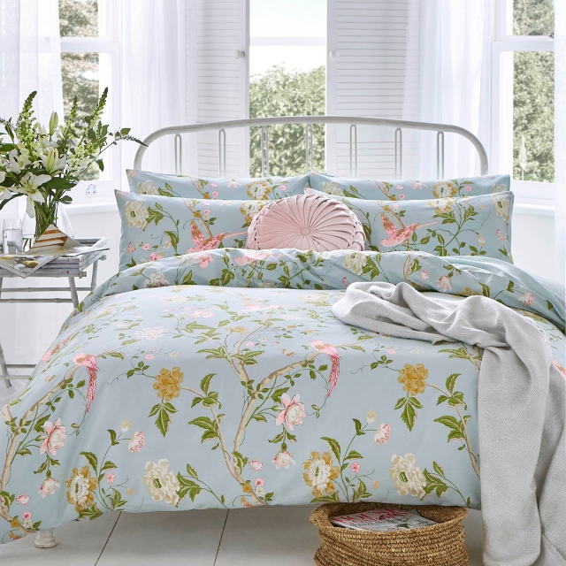 Summer Palace Duckegg Bedding Collection - Laura Ashley