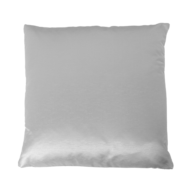 Large Silver Textured Cushion - Orta