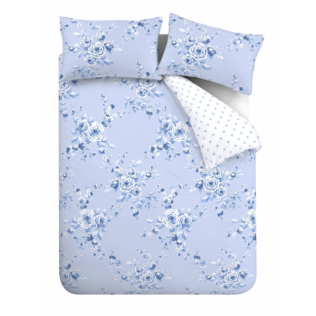 Catherine Lansfield Canterbury Blue Bedding Collection