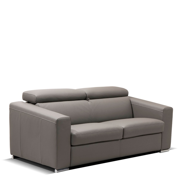 2 Seat Sofabed In Microfibre - Riccardo