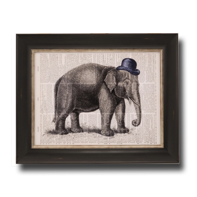 by Christopher James - Elephant in a Bowler