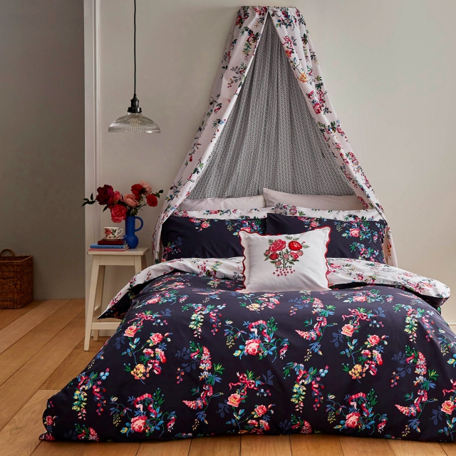 Bedding Collection - Cath Kidston Ribbon Roses Navy
