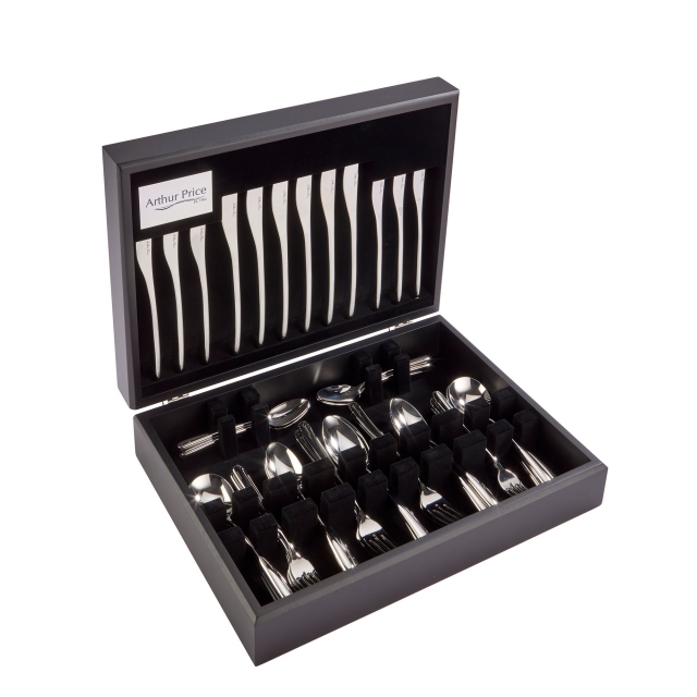 44 Piece Stainless Steel Cutlery Set - with Canteen Cabinet - Arthur Price Echo