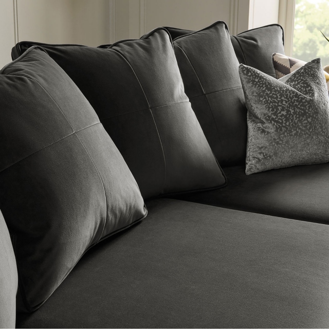 Extra Large Pillow Back Sofa In Fabric - Colorado