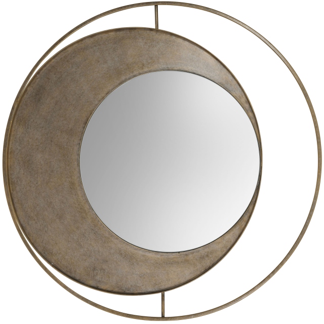 Gold Wall Mirror - Concentric Circles