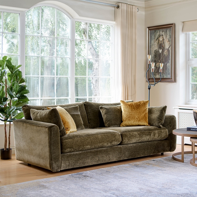 Extra Large Split Sofa In Fabric - Jenson