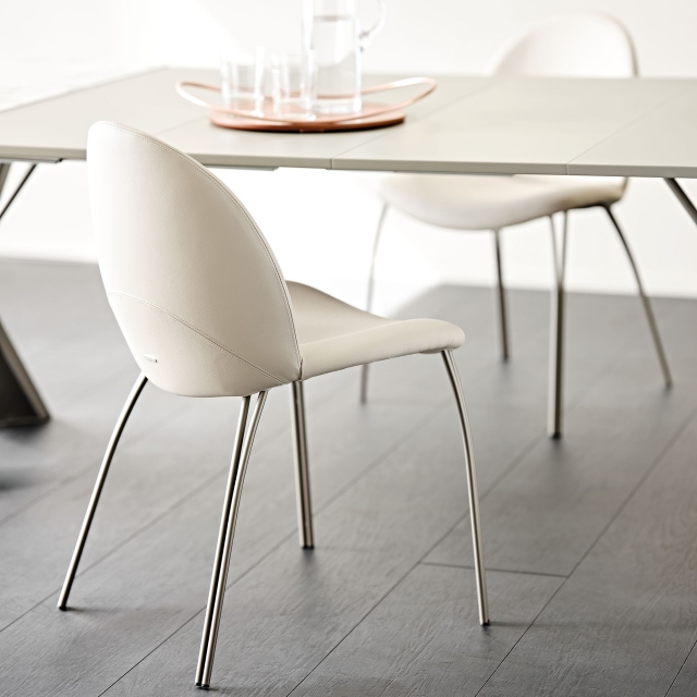 Dining Chair In In Faux Leather - Cattelan Italia Holly