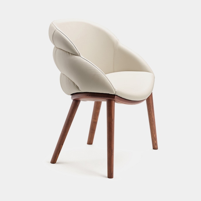 Dining Chair In Faux Leather - Catellan Italia Camilla