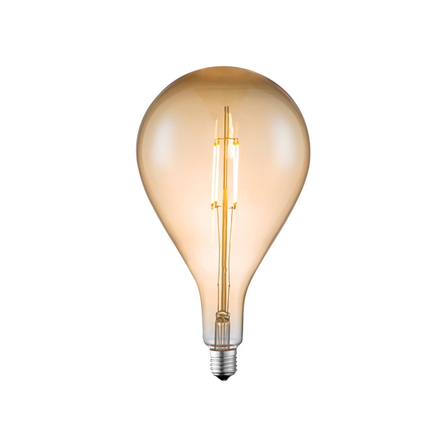 LED ES Amber Tint Light Bulb - Balloon