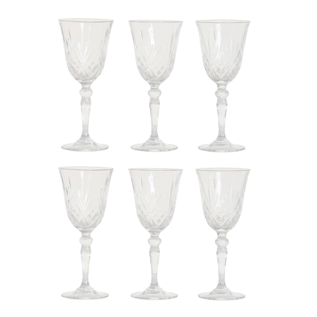 Set of 6 - RCR Melodia Wine Glasses