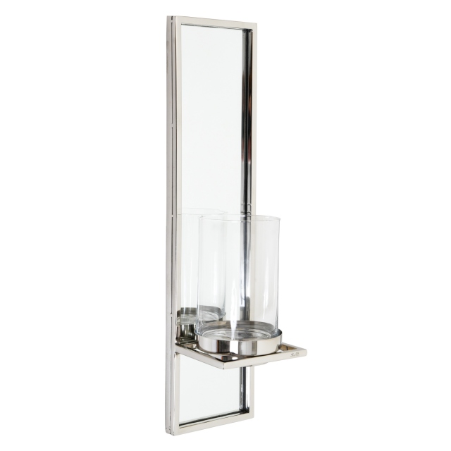 Plated Nickel Wall Sconce - Gama