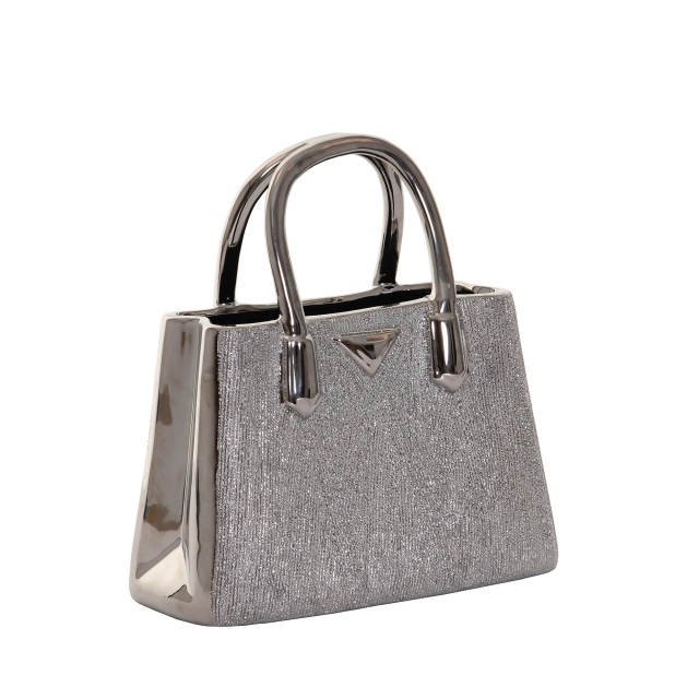 Silver Luxury Bag Ornament - Milano