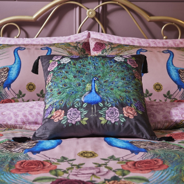 Medium Cushion - Matthew Williamson Peacock Bloom