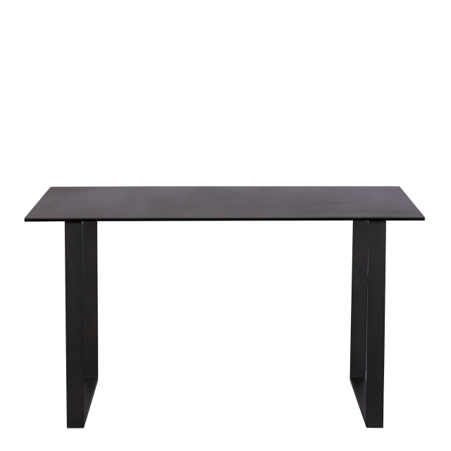 135cm Dining Table In Dark Grey Ceramic - Livorno