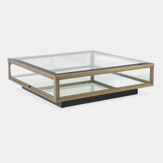 Coffee Table In Brushed Brass - Eichholtz Ryan
