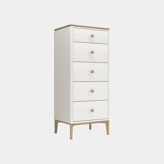 5 Drawer Tall Chest - Lausanne Painted
