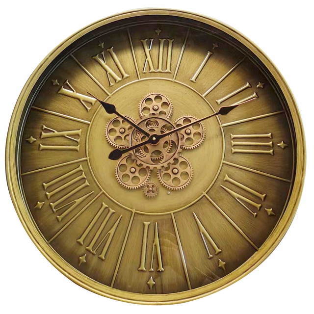 Gold Wall Clock - Sawyer