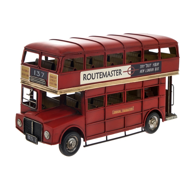 London Bus Ornament - Vintage