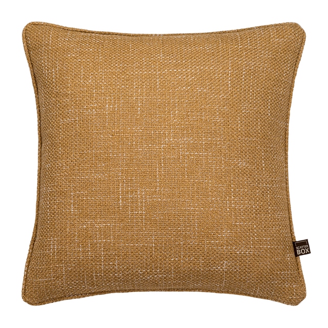 Mustard Textured Cushion - Hadley