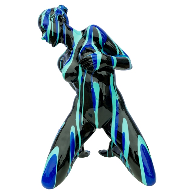 Dancing Blue Sculpture - Sara