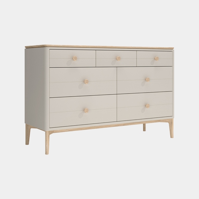 7 Drawer Wide Chest - Lausanne Painted