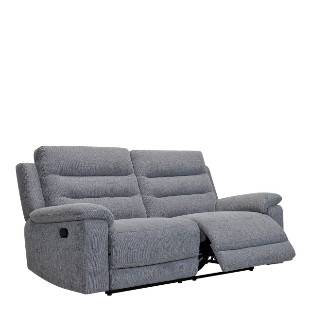 3 Seat 2 Manual Recliner Sofa In Fabric - Miami