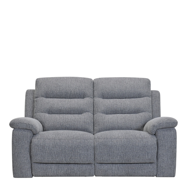 2 Seat 2 Manual Recliner Sofa In Fabric - Miami