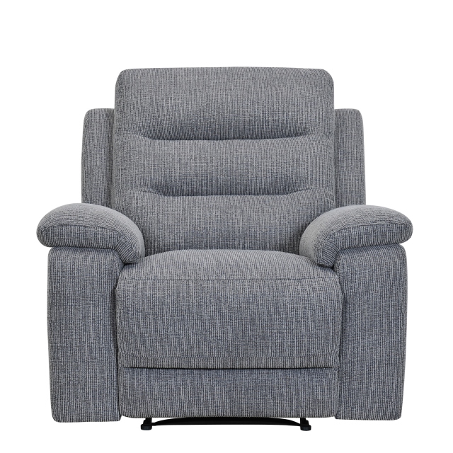 Manual Recliner Chair In Fabric - Miami