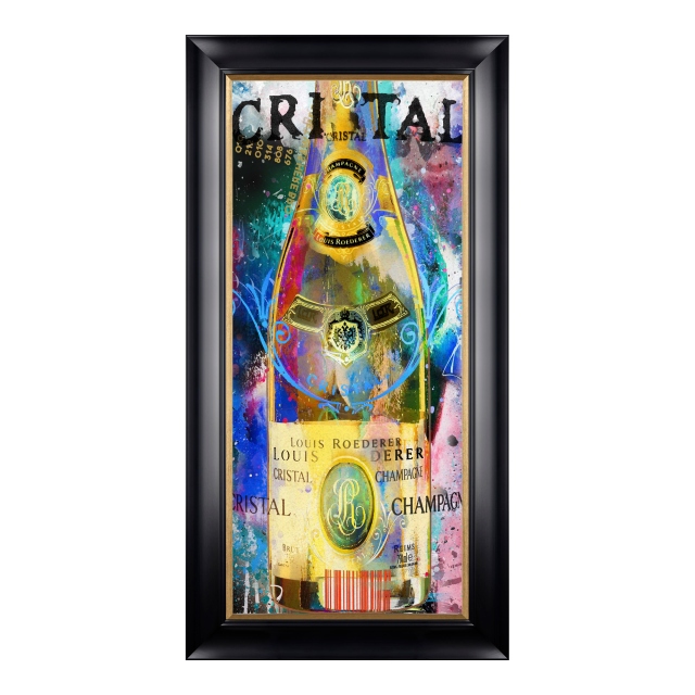Framed Print by Pop and Toast - Space Bottle