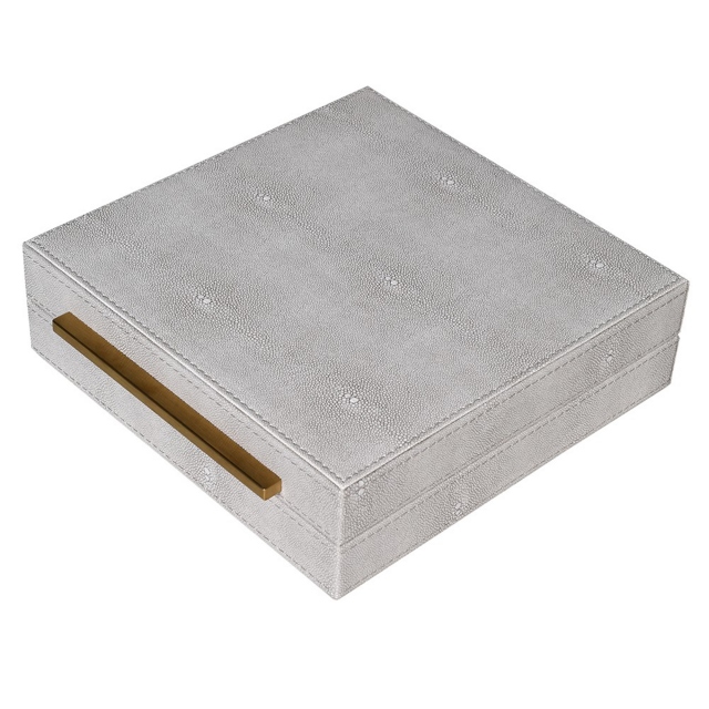 Set of 3 - Shagreen Boxes