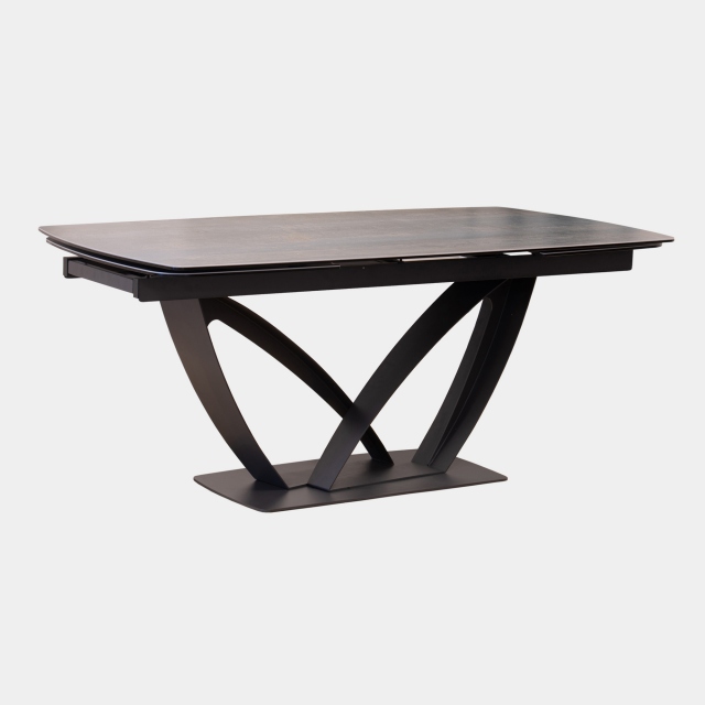 180cm Extending Dining Table In Ceramic Finish - Swan