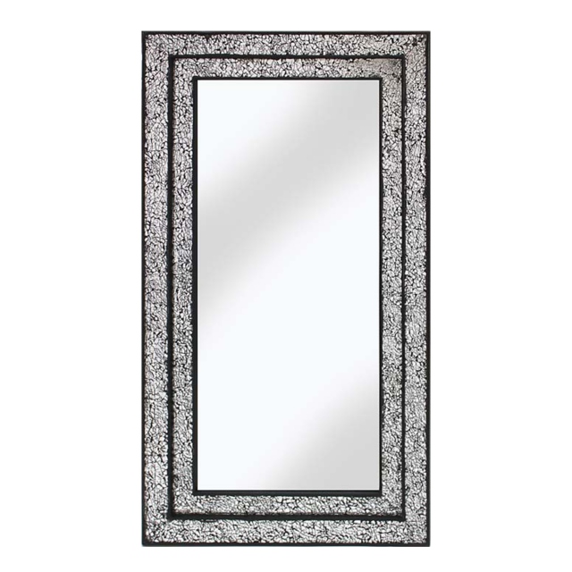 Rectangular - Glitz Double Framed Mirror